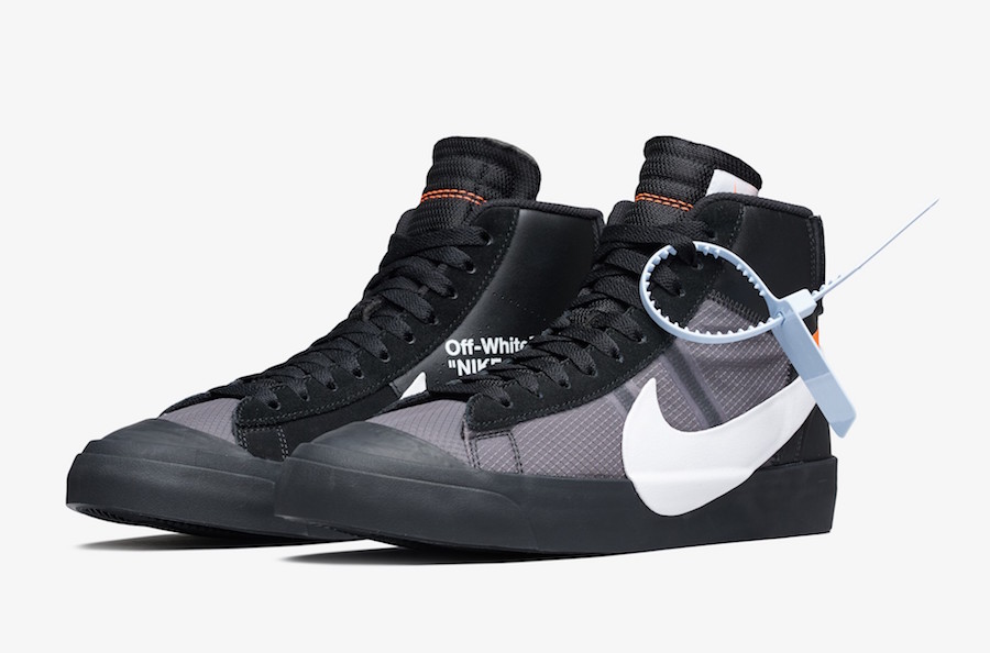 Off-White Nike Blazer Mid Grim Reapers Black Pure Platinum Wolf Grey