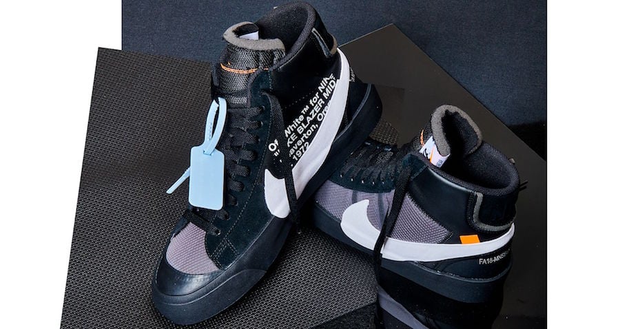 Off-White Nike Blazer Mid Grim Reapers Black Pure Platinum Wolf Grey