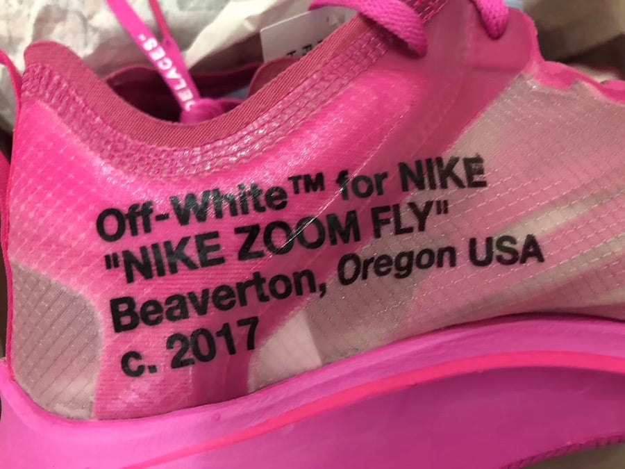 Off-White Nike Zoom Fly Pink AJ4588-600