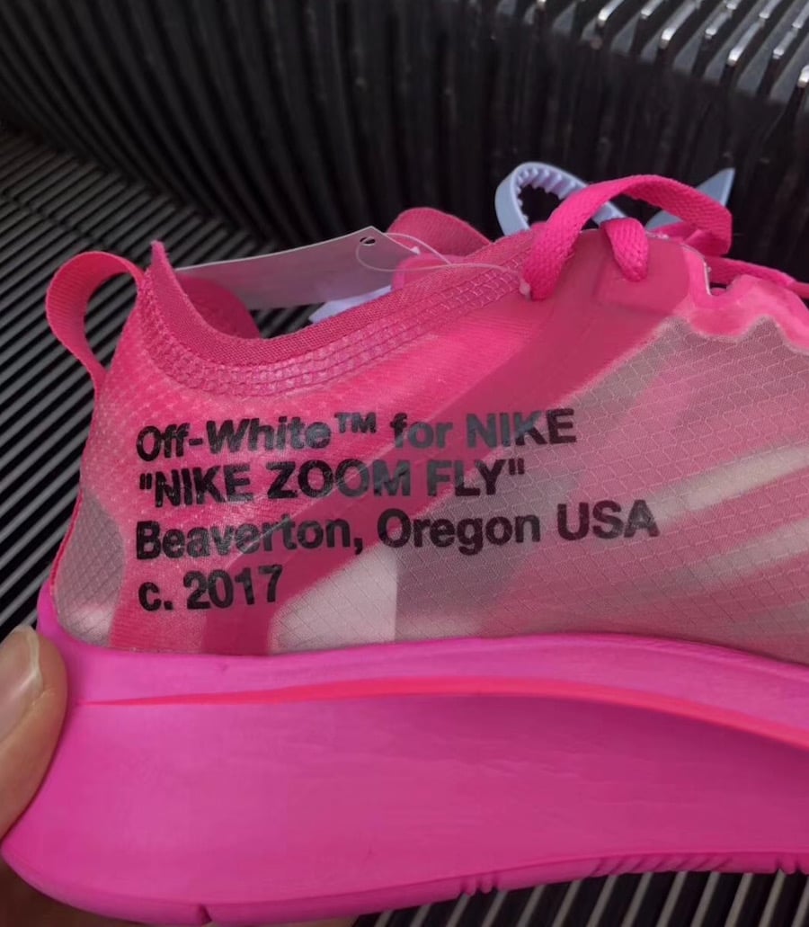 Off-White Nike Zoom Fly Pink AJ4588-600