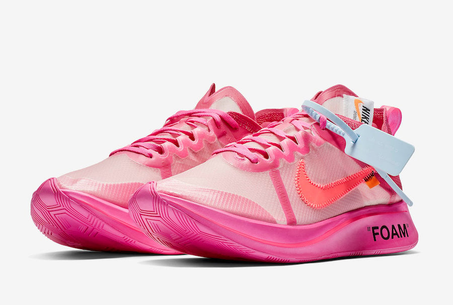 Off-White Nike Zoom Fly Tulip Pink AJ4588-600 Release Date Info