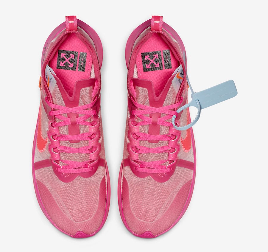Off-White Nike Zoom Fly Tulip Pink AJ4588-600 Release Date Info