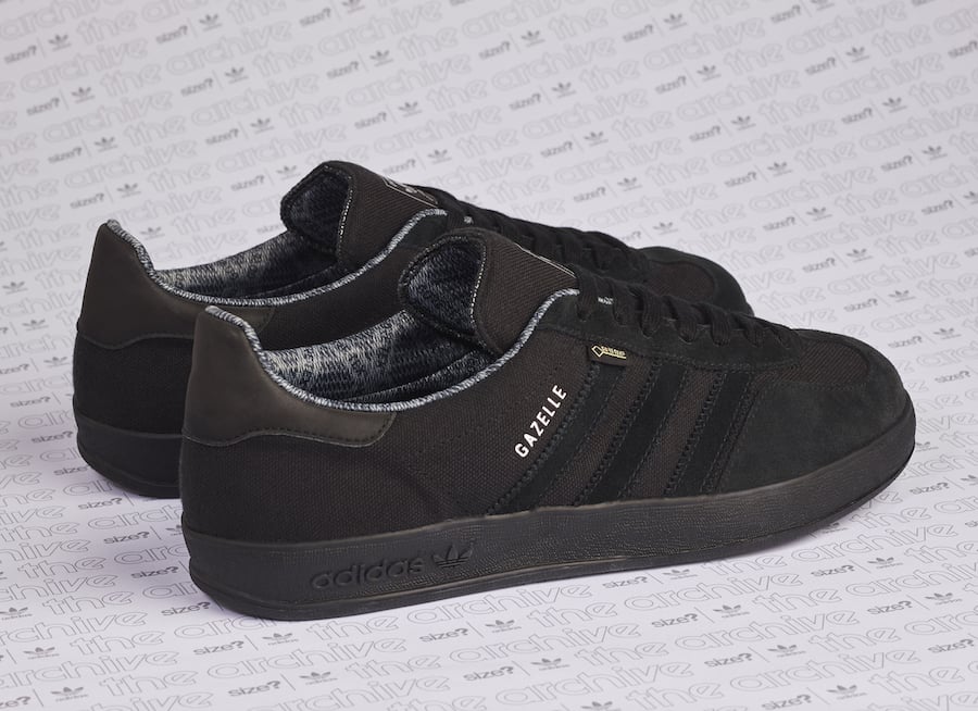 size adidas Gazelle Indoor Gore-Tex Black Release Date