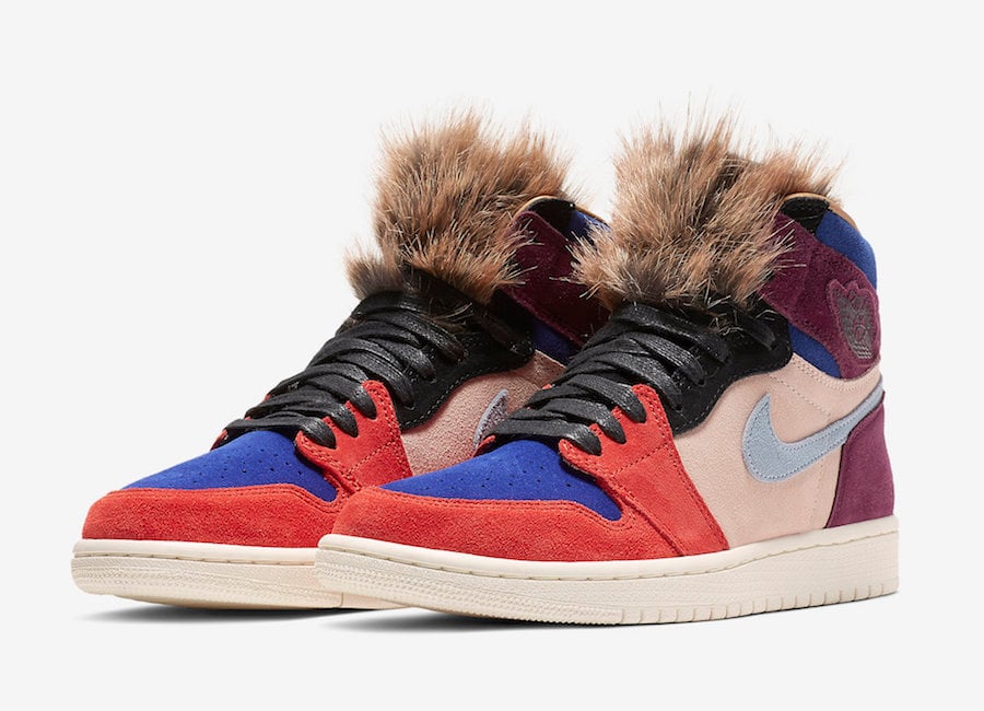 womens jordan 1 with fur