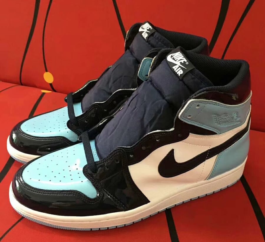 air jordan 1 unc patent leather release date