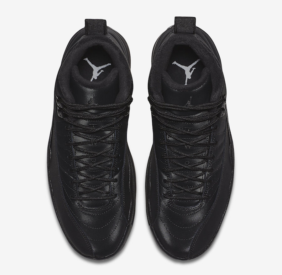 jordan 12 winterized black