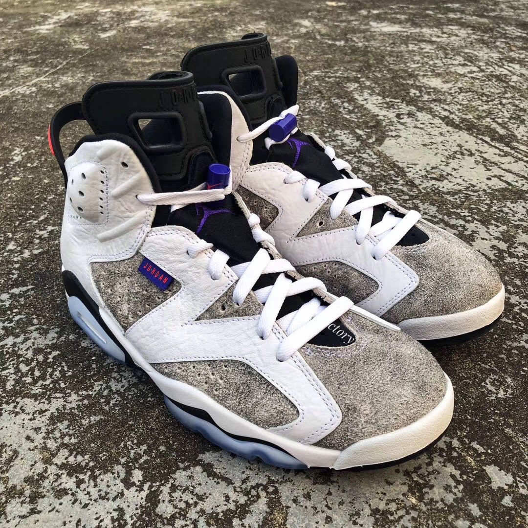 grey and purple jordan 6