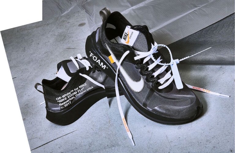 OFF-WHITE × NIKE ZOOM FLY BLACK Off-White x Nike Zoom Fly SP 