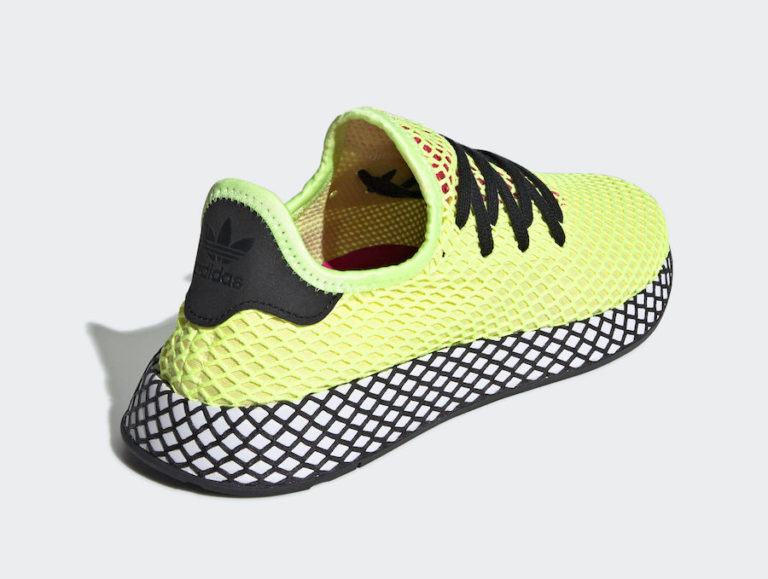 adidas deerupt runner jaune