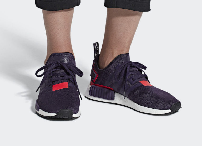 adidas NMD R1 Legend Purple Shock Red BD7752 Release Date | SneakerFiles