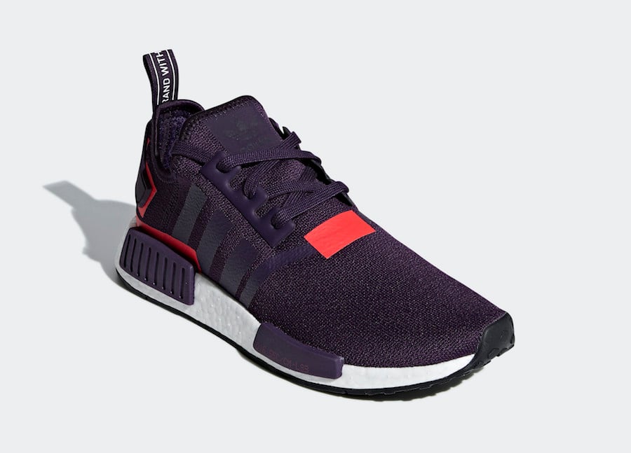 adidas NMD R1 Legend Purple Shock Red BD7752 Release Date