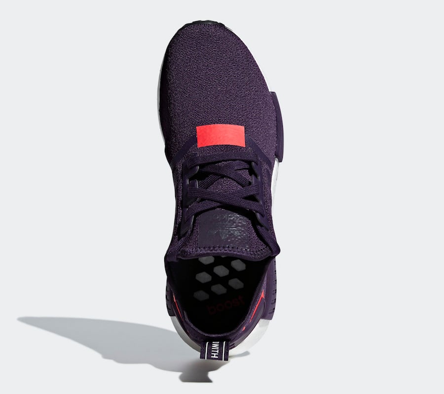 adidas NMD R1 Legend Purple Shock Red 