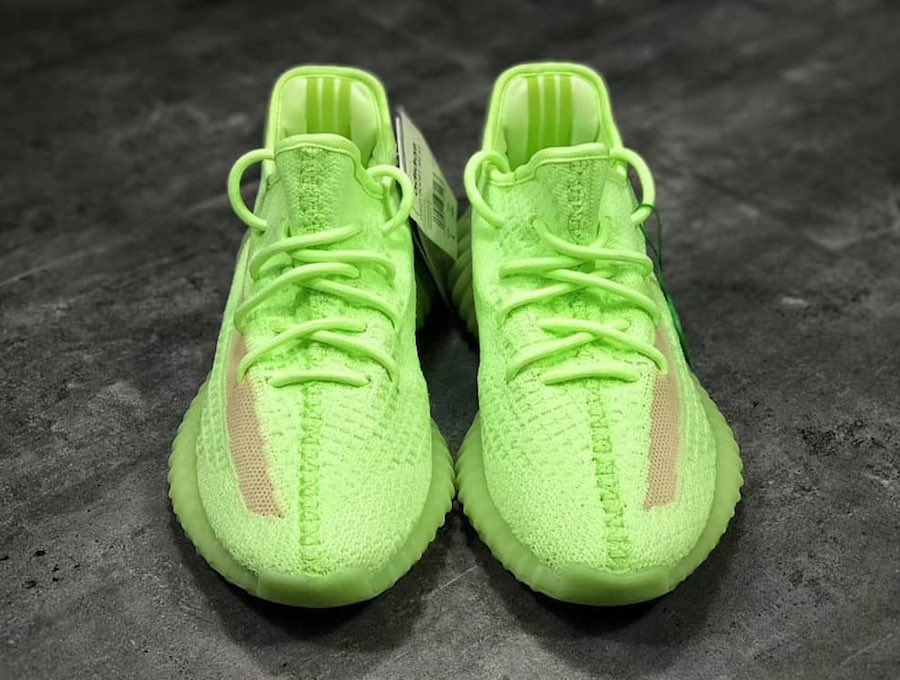 yeezy glow stock numbers