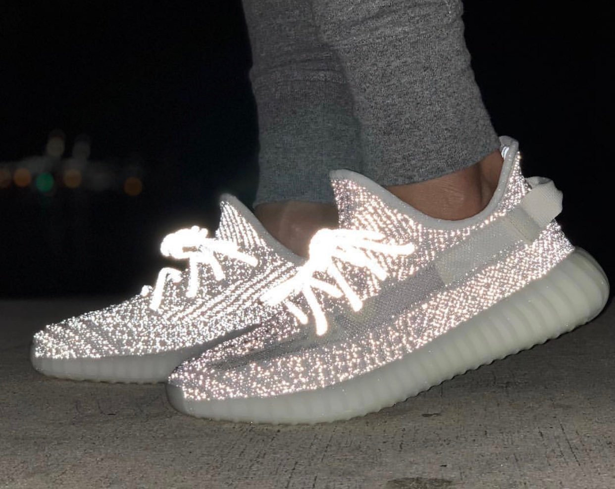 reflective yeezy release