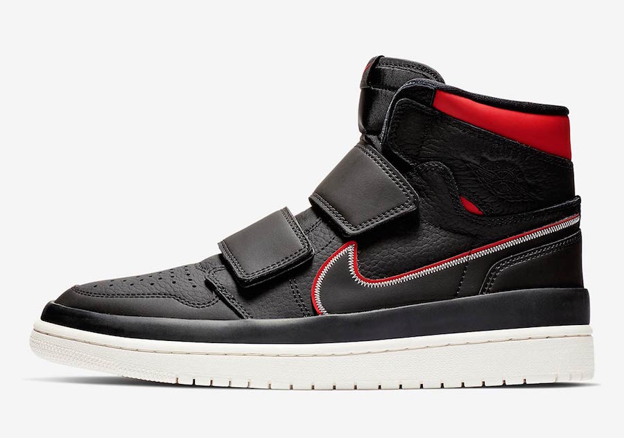 Air Jordan 1 High Double Strap Black Red AQ7924-016 Release Date