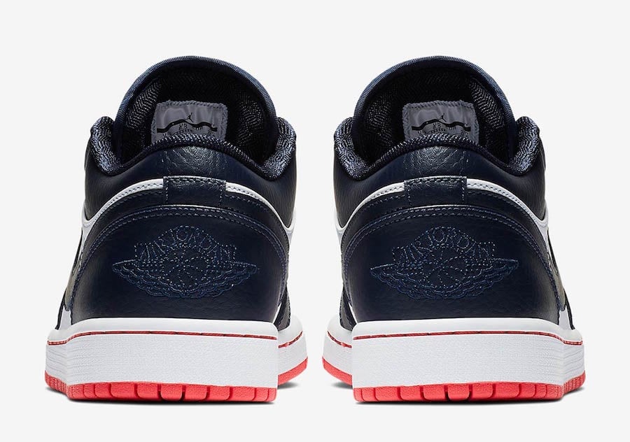 Air Jordan 1 Low Obsidian Ember Glow 553558-481 Release Date