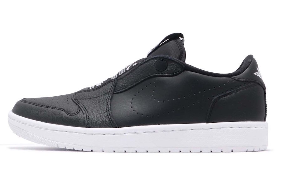 Air Jordan 1 Low Slip Black AV3918-001 White AV3918-100