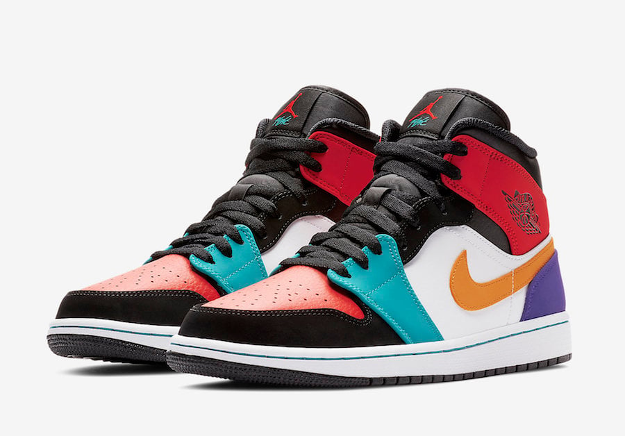 Air Jordan 1 Mid Bred Multi-Color 554724-125 Release Date