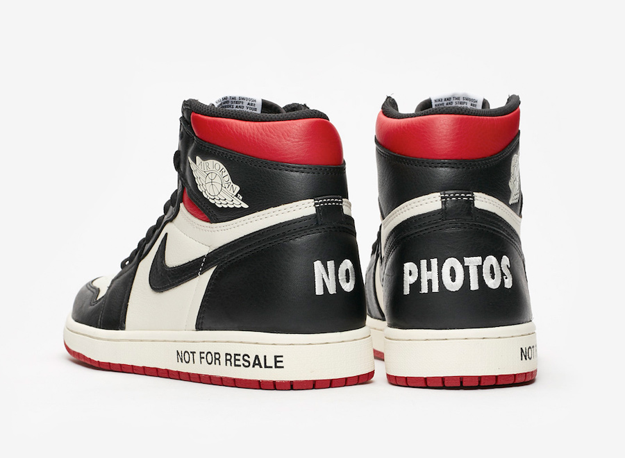 jordan 1 retro not for resale