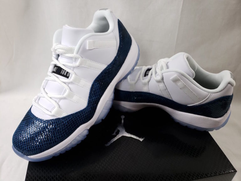 navy snakeskin 11s
