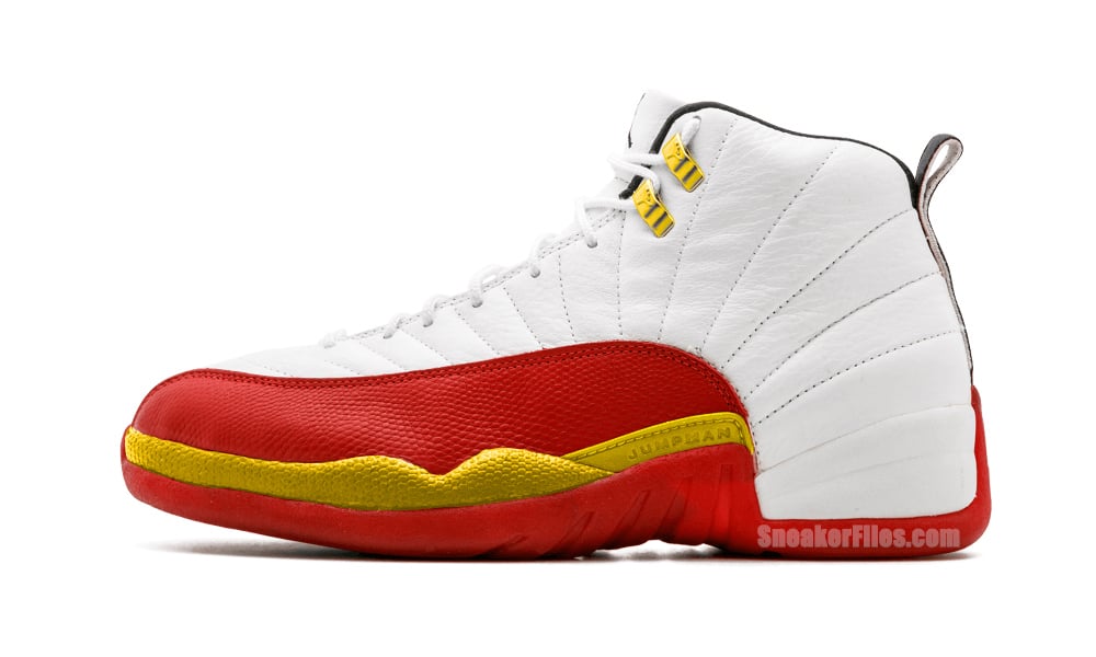 red white and gold jordan 12