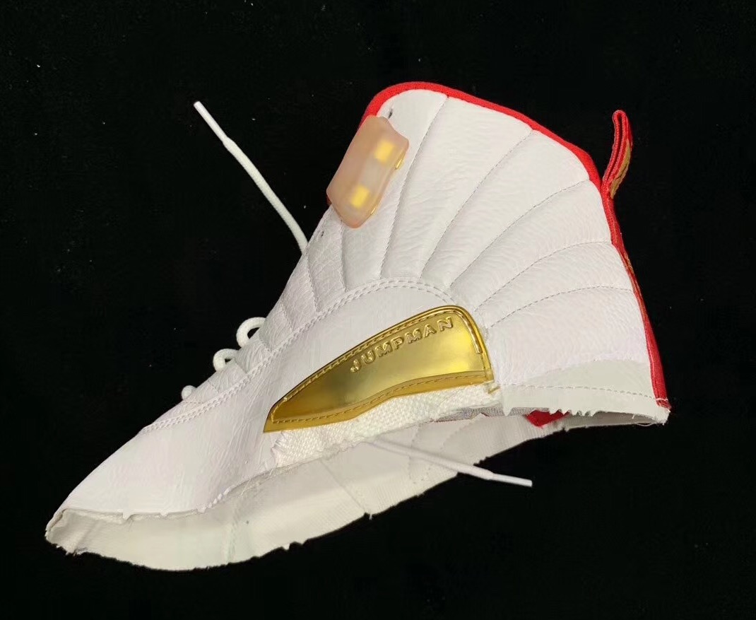 Air Jordan 12 FIBA White University Red 130690-107 Release Info