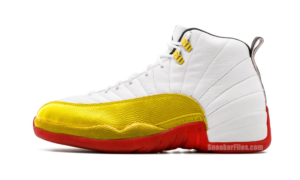 white red and gold 12s