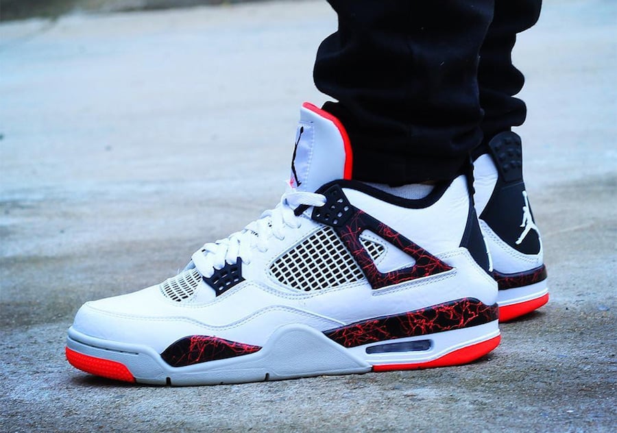 air jordan retro 4 lava