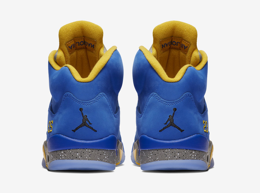 jordan 5 blue and yellow release date