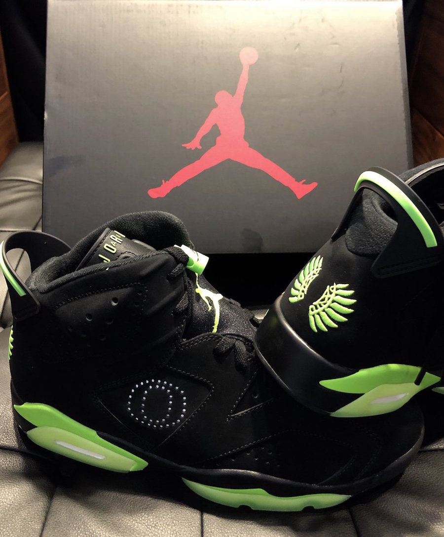 Air Jordan 6 Oregon Ducks