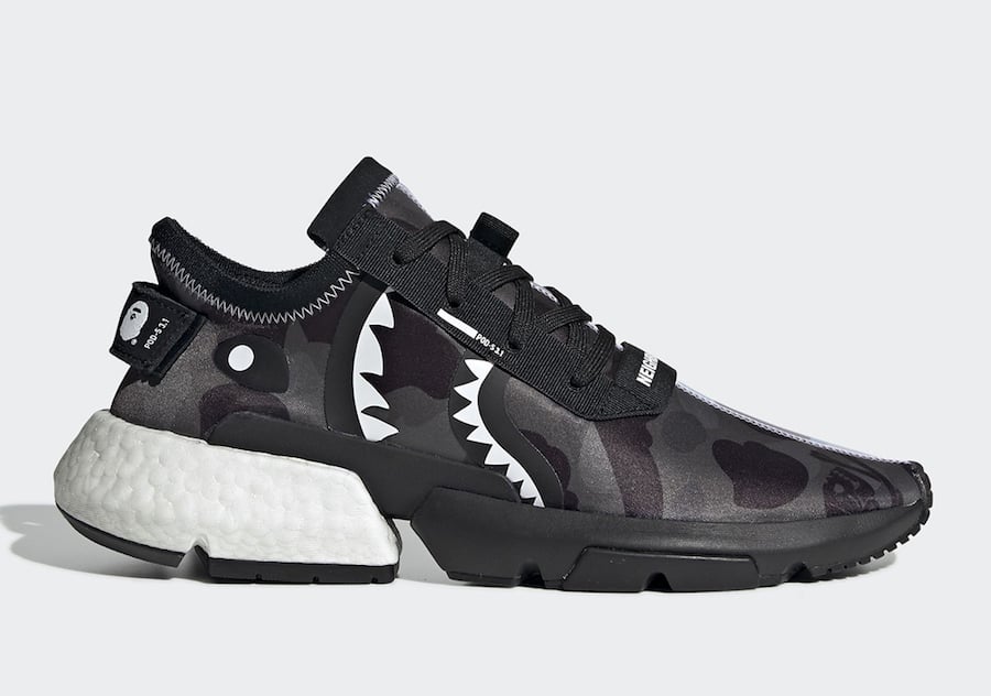 BAPE Neighborhood adidas POD S3.1 EE9431 Release Details