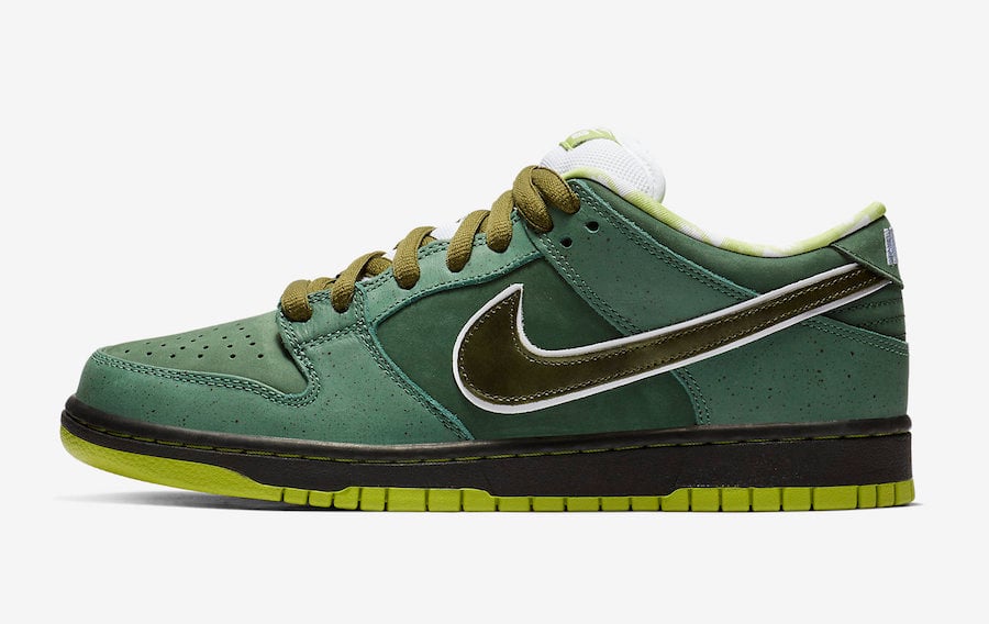 Concepts Nike SB Dunk Low Green Lobster BV1310-337 Release Date