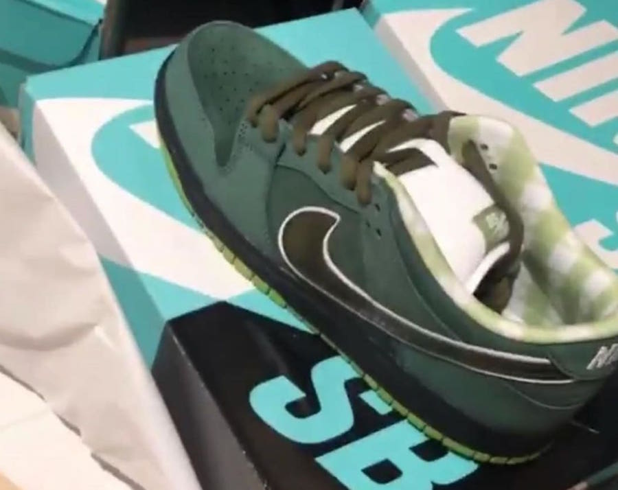 Concepts Nike SB Dunk Low Green Lobster Release Date