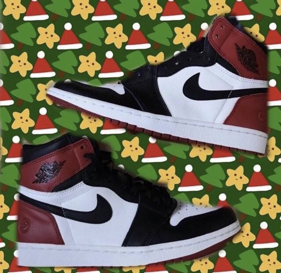 Fragment Air Jordan 1 Black Toe Tongue Release Date