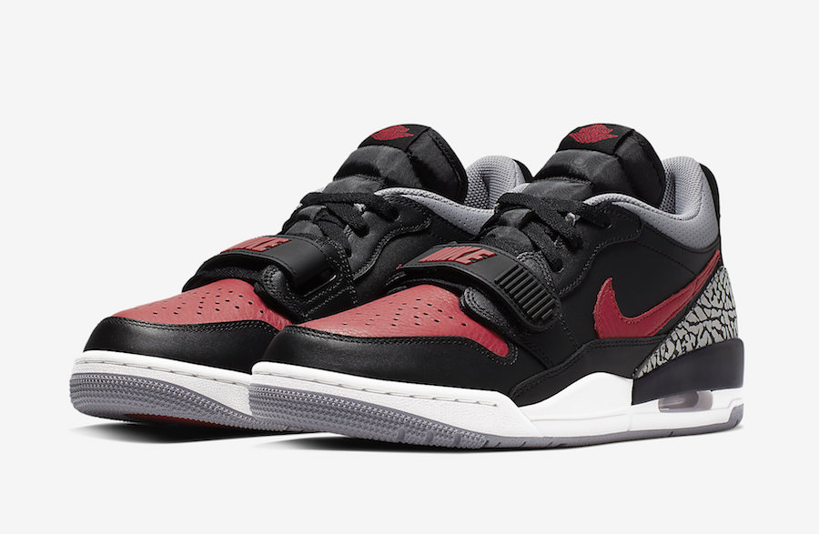 Jordan Legacy 312 Low ‘Bred Cement’ Official Images