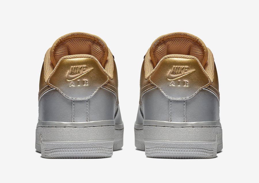 Nike Air Force 1 Low 898889-012 Silver Gold Release Date