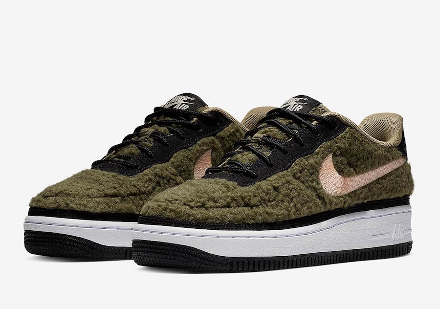 Nike Air Force 1 Low Shearling AV6673-300 Release Date