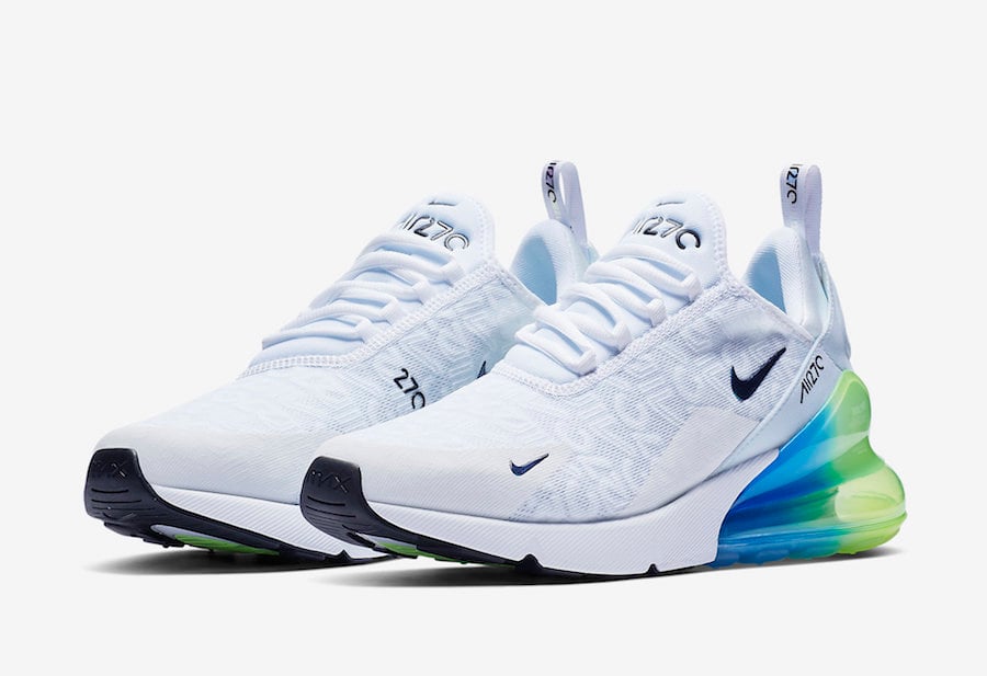 Nike Air Max 270 White Explosion Green 