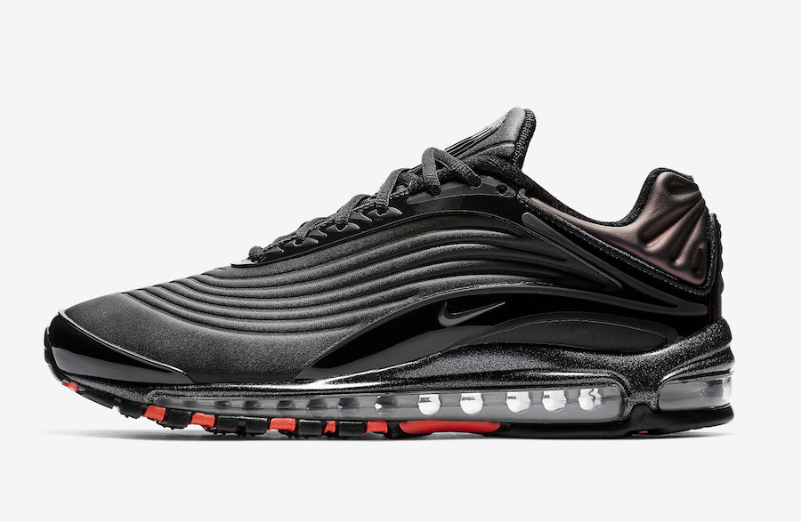 Nike Air Max Deluxe Black Anthracite Bright Crimson AO8284-001