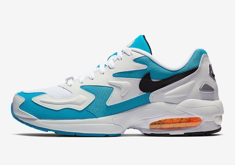 Nike Air Max2 Light OG Blue Lagoon AO1741-100 Release Date