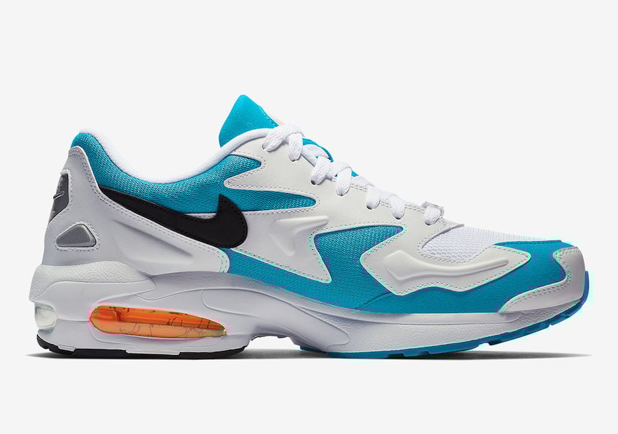Nike Air Max2 Light OG Blue Lagoon AO1741-100 Release Date