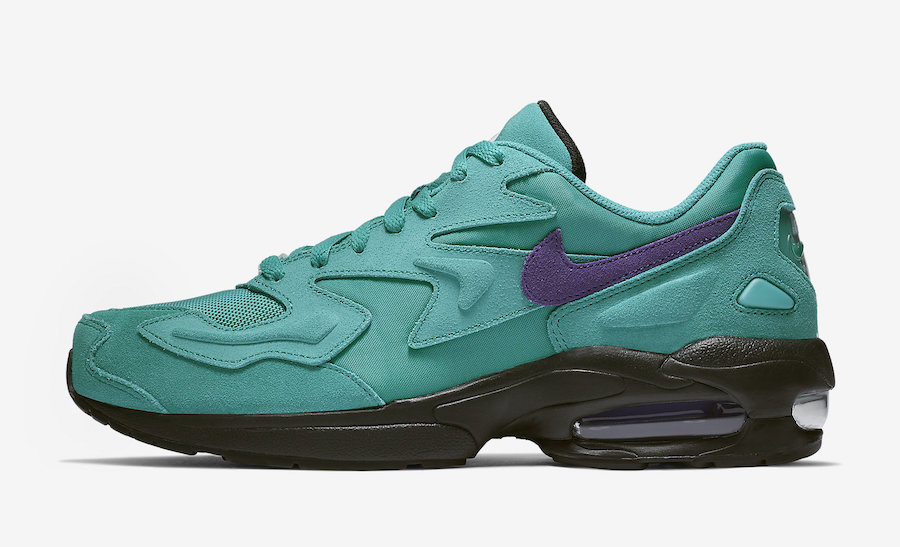 Nike Air Max2 Light Reverse Grape Teal Purple AO1741-300 Release Date