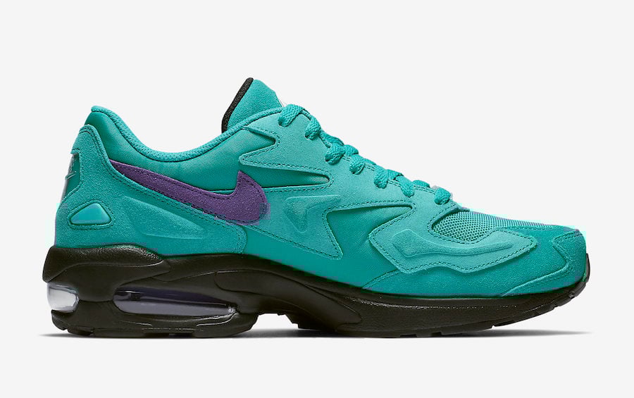 Nike Air Max2 Light Reverse Grape Teal Purple AO1741-300 Release Date