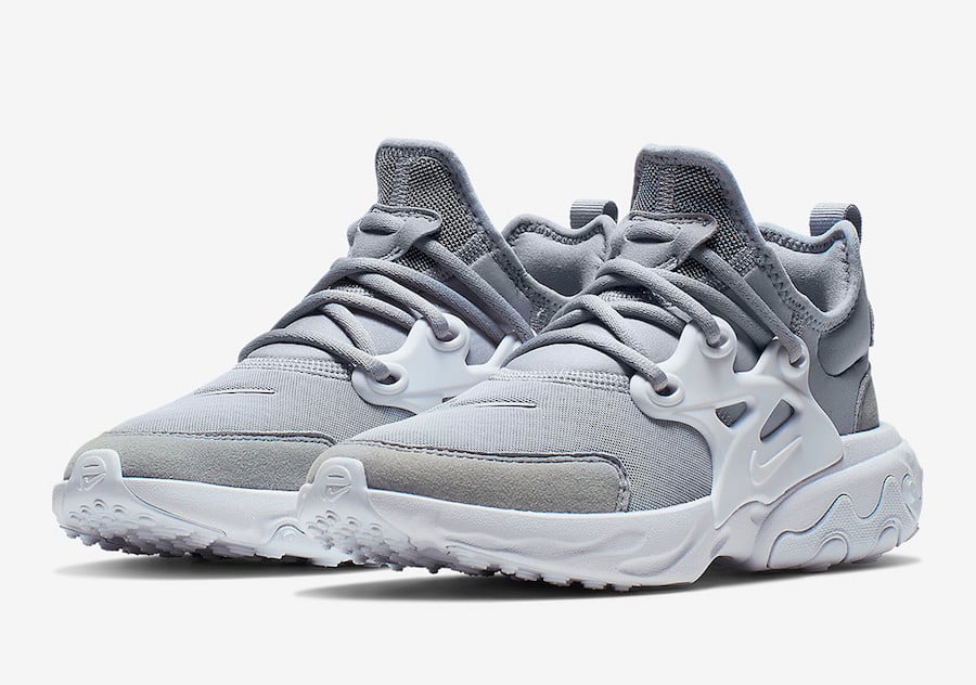 nike presto react all white online -