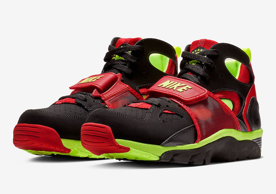 nike air huarache red volt