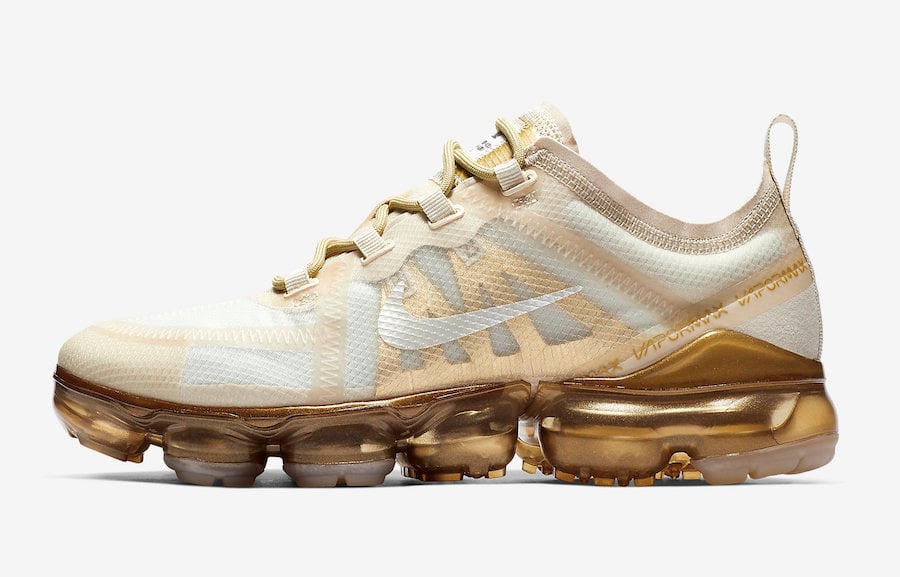 Nike Air VaporMax 2019 White Metallic Gold AR6632-101