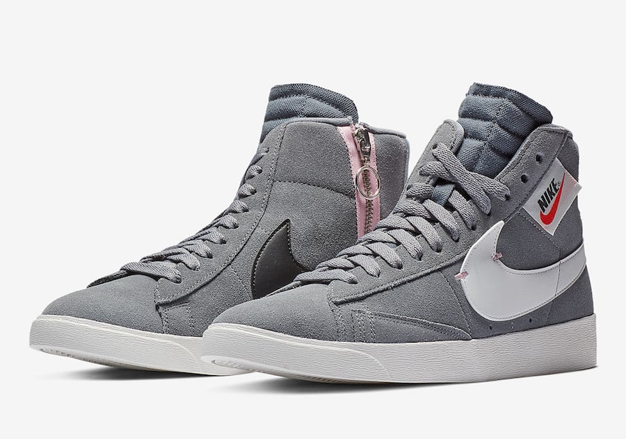 Nike Blazer Mid Rebel in Grey