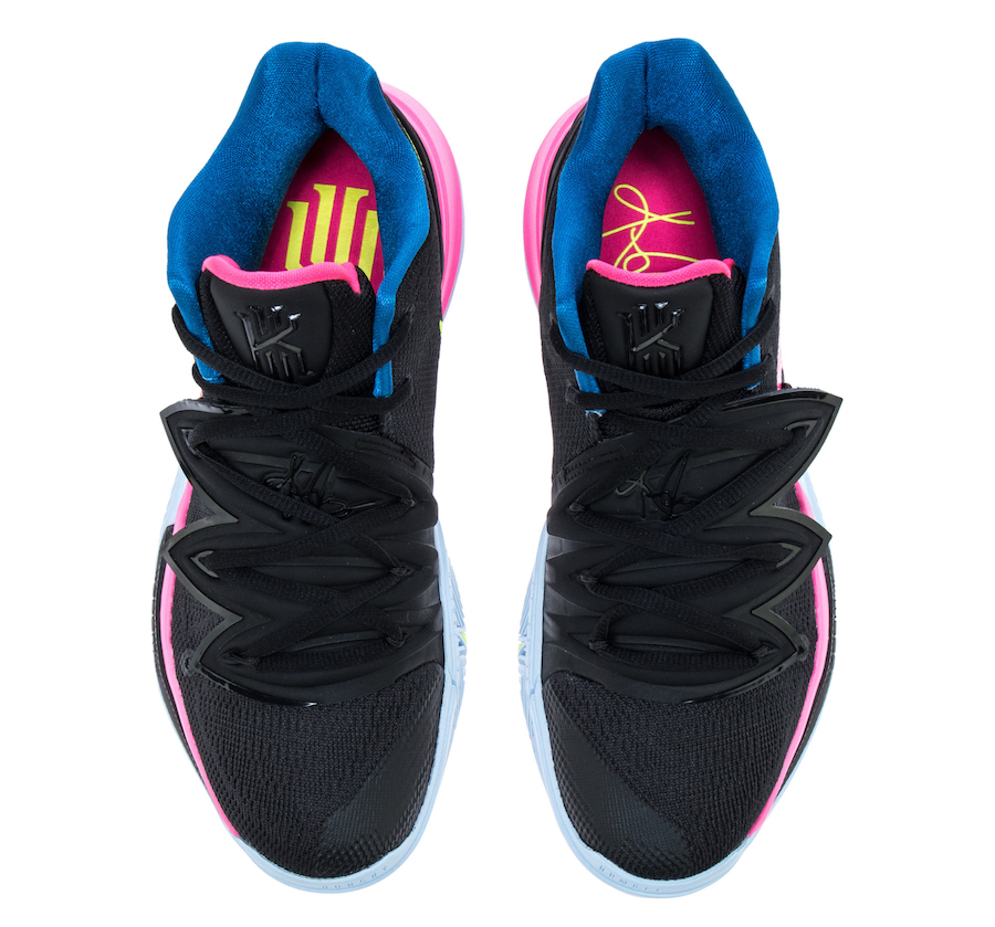 black volt hyper pink kyrie 5