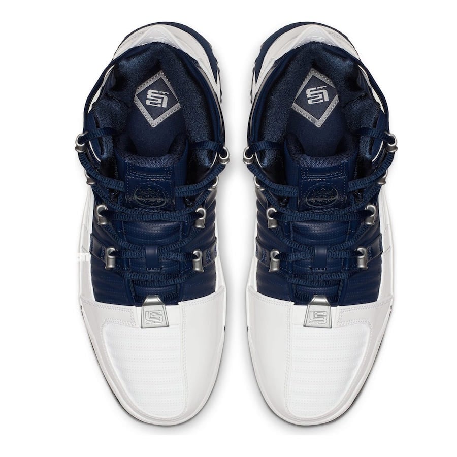 Nike LeBron 3 White Navy AO2434-103 Release Date
