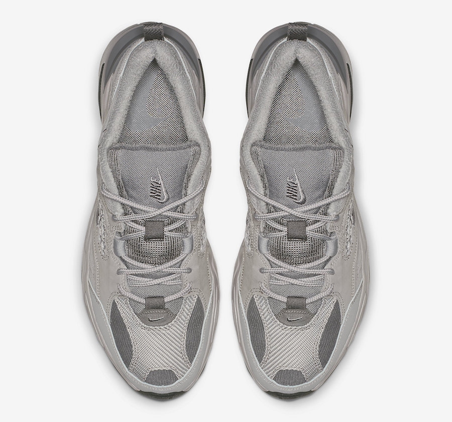 Nike M2K Tekno Corduroy Atmosphere Grey Dark Grey Gunsmoke BV0074-001 Release Date